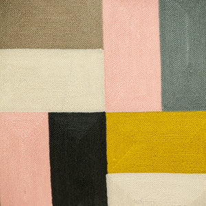 Homeroots 20" Mustard Yellow And Black Cotton Throw Pillow - Soft, Durable Accent For Home Decor And Style   476183