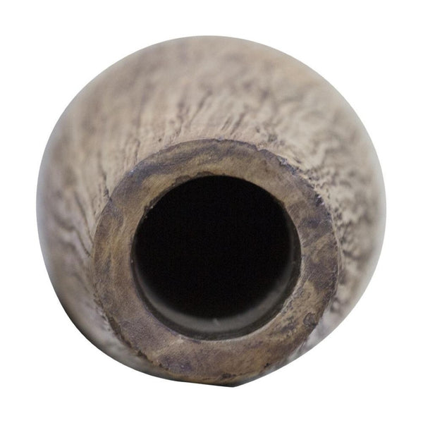 HomeRoots 25" Brown Cylinder Wood Floor Vase - Modern Mango Wood Accent for Rustic & Contemporary Decor 476484