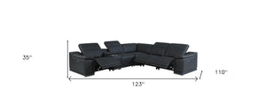 Homeroots Three Piece Indoor Italian Leather Seating Set For Six – Luxurious Comfort & Stylish Design Black  476588