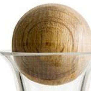 Homeroots Thirty Two Ounce Clear Crystal Glass Wine Or Water Carafe  Crystal Glass 476616