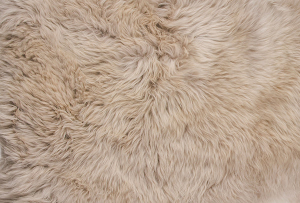 Homeroots 6' X 6' Taupe Wool Sheepskin Handmade Area Rug  Wool 476630