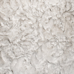 Homeroots 6' X 6' Ombre Grey Faux Fur Washable Non Skid Area Rug  Acrylic 476651