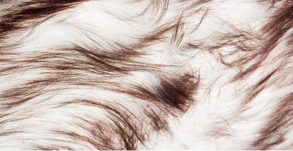 HomeRoots 3' X 5' Ombre Faux Fur Area Rug – Luxurious, Washable, Non-Skid Design for Cozy Modern Spaces Chocolate 476669