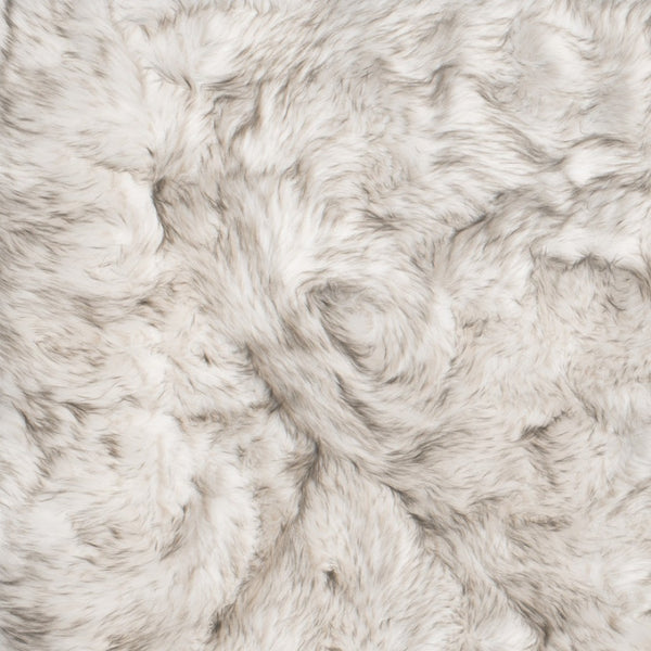 HomeRoots 3' X 5' Ombre Faux Fur Area Rug – Luxurious, Washable, Non-Skid Design for Cozy Modern Spaces Chocolate 476669