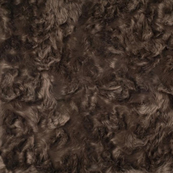 HomeRoots 5' X 8' Ombre Faux Fur Area Rug - Plush, Washable, Non-Skid Design for Ultimate Comfort & Style Chocolate 476675