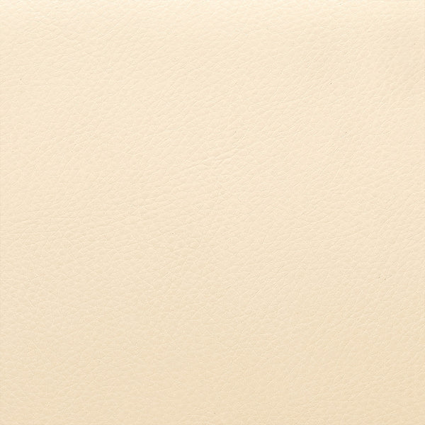 Homeroots 30" Cream And Brown Faux Leather And Solid Wood Swivel Low Back Bar Height Bar Chair   476860