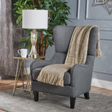 Christopher Knight Home® - Noble House - Quentin Charcoal Fabric Sofa Chair