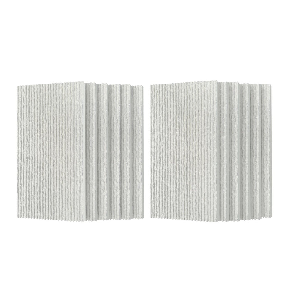 English Elm 3d Faux Stone Pu Wainscoting Panels Lightweight Waterproof Interior Accent Wall Set White Marble W347P478204
