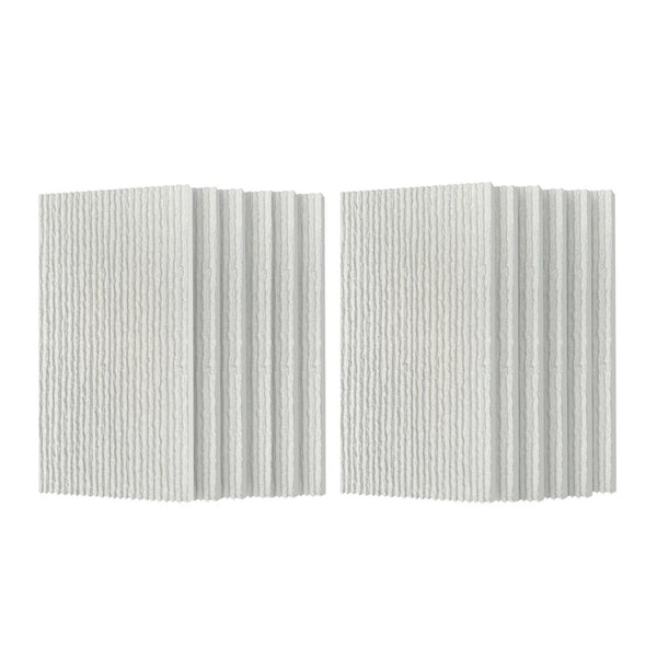 English Elm 3d Faux Stone Pu Wainscoting Panels Lightweight Waterproof Interior Accent Wall Set White Marble W347P478204