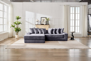 English Elm Convertible Floor Sofa Bed - Stylish Corduroy Couch, Space-Saving Foldable Mattress For Comfort & Versatility W2915S00076