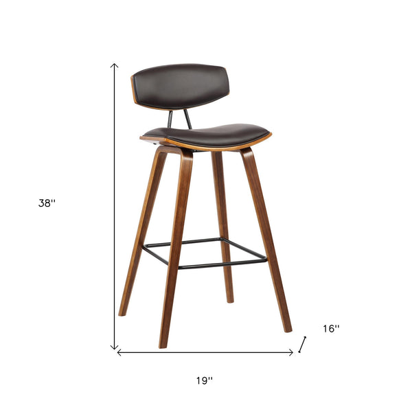 Homeroots 29" Low Back Bar Height Bar Chair   477079