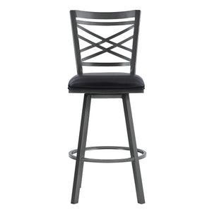 Homeroots 30" Iron Bar Height Bar Chair   477087