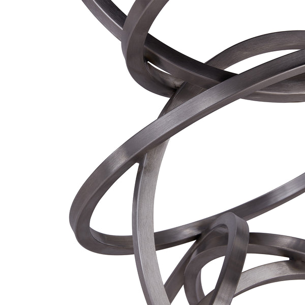 Homeroots 30" Gray And Silver Faux Leather And Iron Backless Bar Height Bar Chair   477130