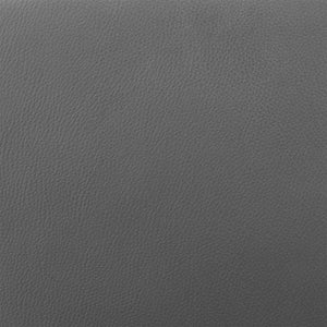 HomeRoots 30" Gray Faux Leather Swivel Bar Chair with Silver Iron Frame - Modern Low-Back Design for Comfort 477143