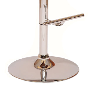 Homeroots 24" Black And Brown Faux Leather And Solid Wood Swivel Low Back Adjustable Height Bar Chair   477274