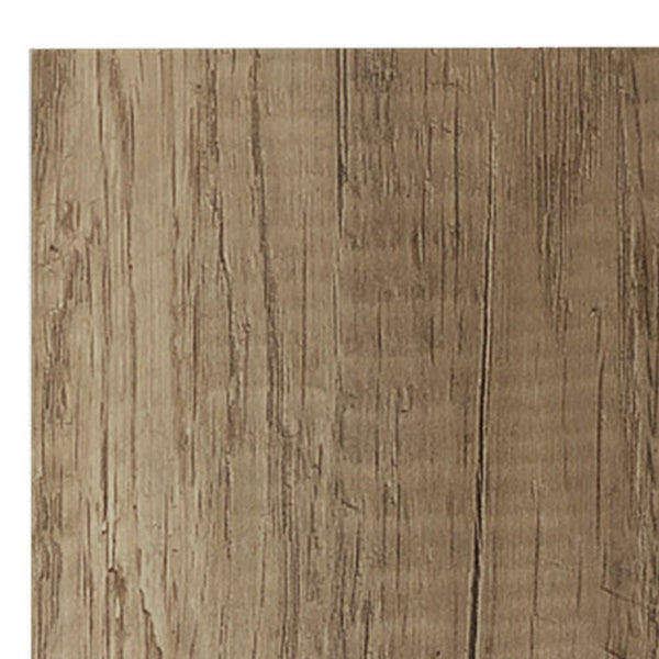 Homeroots 12" Wood Brown Standard Accent Cabinet With Four Shelves  Particle Board 477667