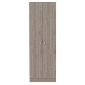 Homeroots 71" Light Gray Wood Pantry Cabinet - Stylish Storage Solution For Kitchen Organization & Decor  Particle Board 477672