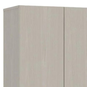 Homeroots 71" Light Gray Wood Pantry Cabinet - Stylish Storage Solution For Kitchen Organization & Decor  Particle Board 477674