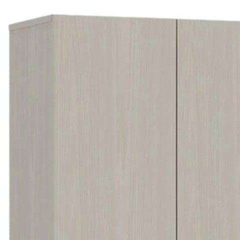 Homeroots 71" Light Gray Wood Pantry Cabinet - Stylish Storage Solution For Kitchen Organization & Decor  Particle Board 477674