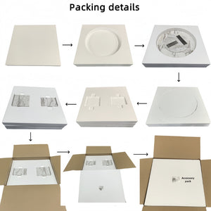 English Elm White Genuine Marble Coffee Table Set – Elegant Round Design For Stylish Living Room & Lounge Decor W1696P262765-GIGA