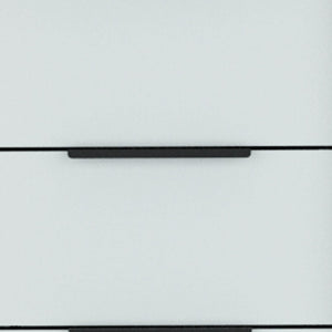 HomeRoots 28" Brown and White Contemporary Dresser - Stylish Storage Solution for Bedroom or Small Spaces 5 477817