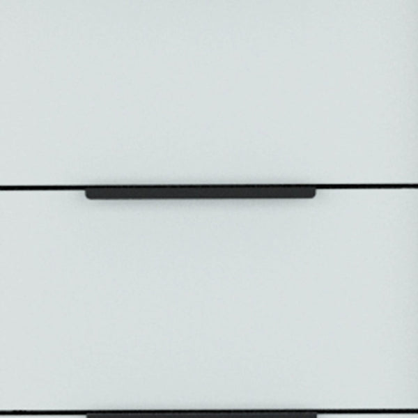 HomeRoots 28" Brown and White Contemporary Dresser - Stylish Storage Solution for Bedroom or Small Spaces 5 477817