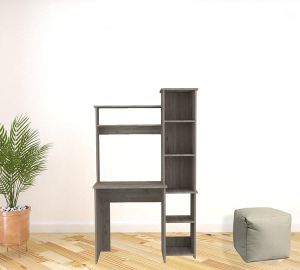 Homeroots 40" Light Gray Computer Desk   477861