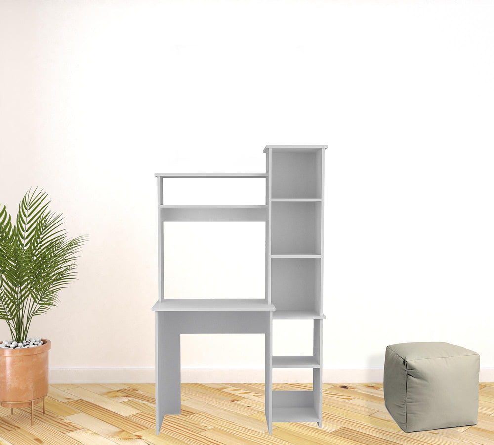 Homeroots 40" White Computer Desk   477863