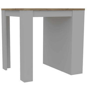 HomeRoots White 36" Kitchen Island with Storage - Versatile Farmhouse Charm, Durable Construction & Style 477891