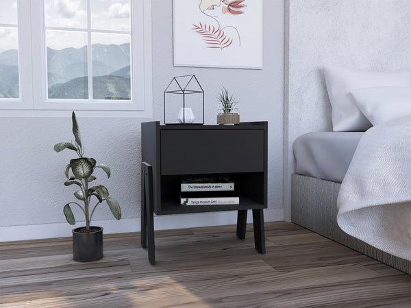 Homeroots 18.89" Rectangular One Drawer With Manufactured Wood Top   477907