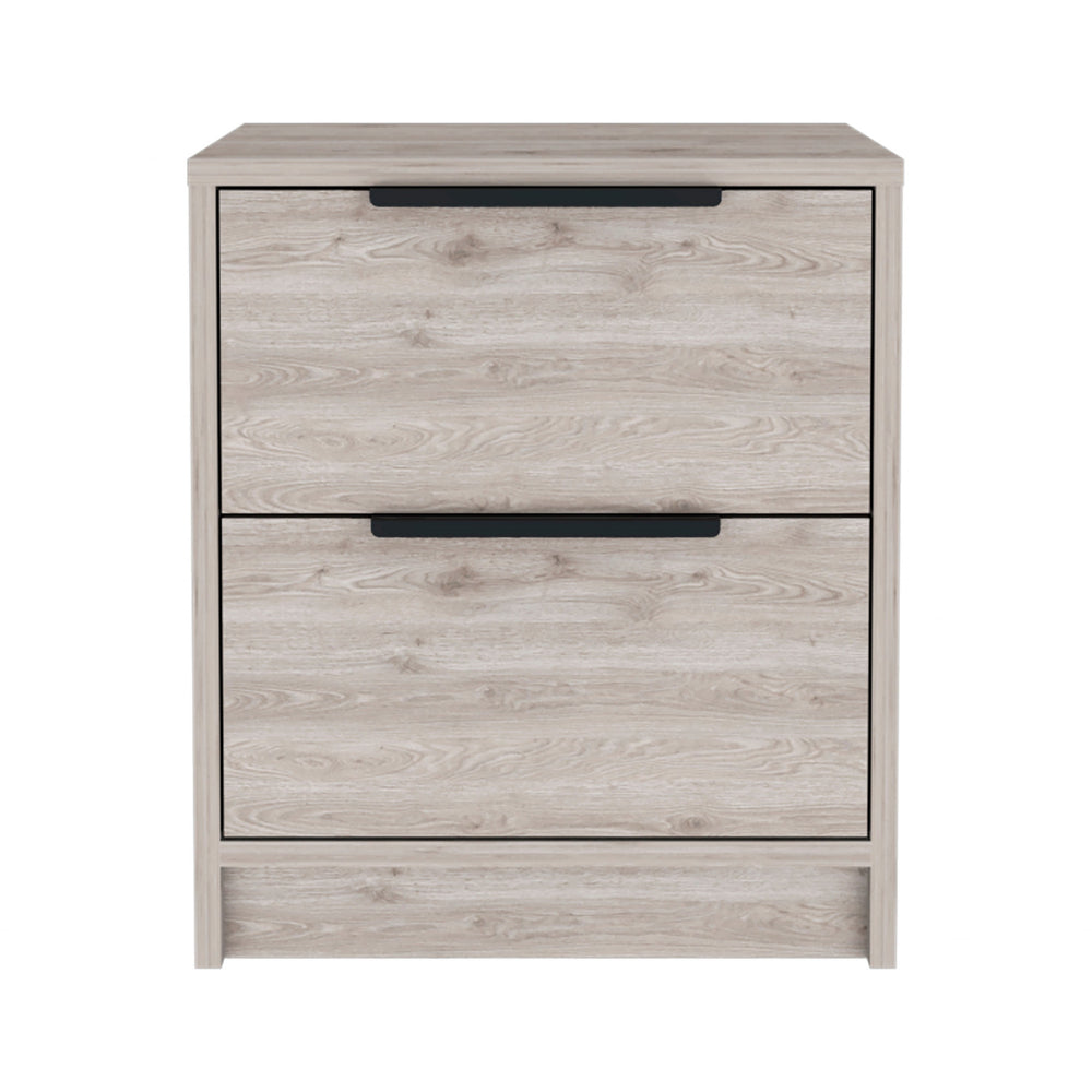 Homeroots 16" Rectangular One Drawer Two Doors With Manufactured Wood Top   477915