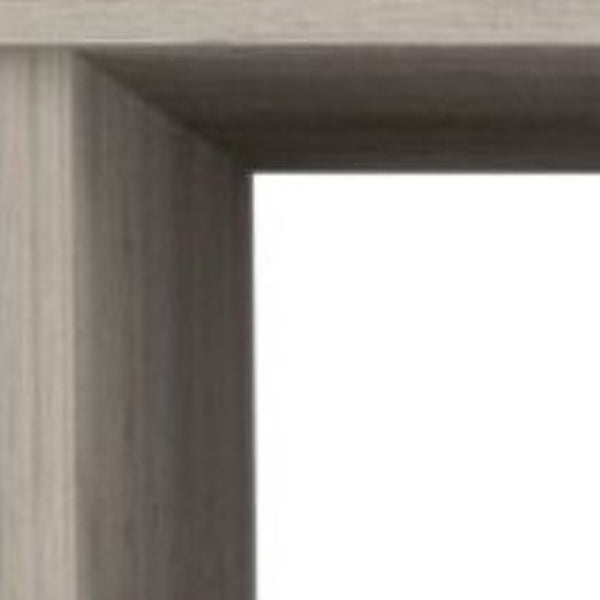 HomeRoots 20" Light Gray Wood Nightstand with Two Drawers - Modern Bedside Storage for Any Room Décor 477927