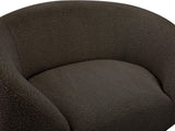 Ritz Brown Boucle Fabric Chair 477Brown-C Meridian Furniture