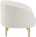 Ritz Cream Boucle Fabric Chair 477Cream-C Meridian Furniture