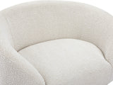 Ritz Cream Boucle Fabric Chair 477Cream-C Meridian Furniture