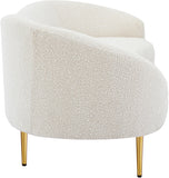 Ritz Cream Boucle Fabric Sofa 477Cream-S Meridian Furniture