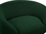 Ritz Green Boucle Fabric Chair 477Green-C Meridian Furniture