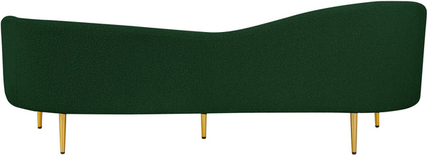 Ritz Green Boucle Fabric Sofa 477Green-S Meridian Furniture