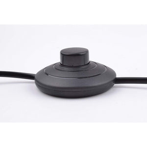 Homeroots 72" Brown Traditional Shaped Floor Lamp With White Peacock Feather Stained Glass Dome Shade  Metal 478092