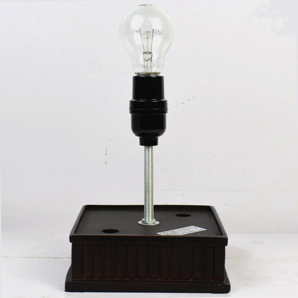 HomeRoots 18" Tiffany-Style Table Lamp with Floral Shade and Elegant Dark Brown Base for Ambient Lighting 478108