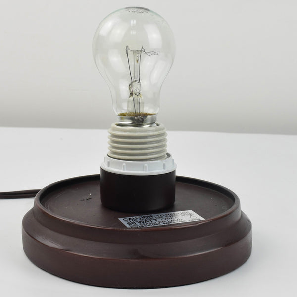 Homeroots 11" Beige And Orange Mosaic Tile Stained Glass Accent Lamp   478109