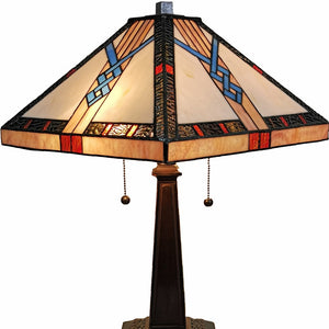 Homeroots 22" Dark Brown Metal Two Light Candlestick Table Lamp With Off White Empire Shade   478144