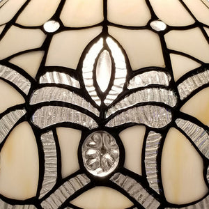 Homeroots 19" Dark Brown Metal Candlestick Table Lamp With White Dome Shade   478149