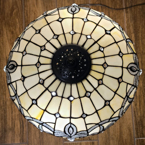 Homeroots 23" Dark Brown Metal Two Light Candlestick Table Lamp With White Shade   478154