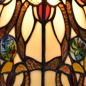 Homeroots 15" Dark Brown Metal Candlestick Table Lamp With Beige Shade   478171