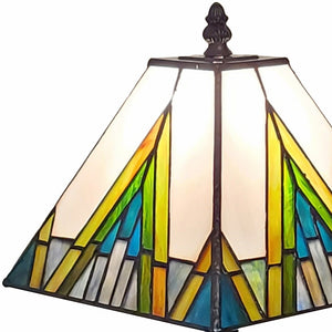 Homeroots 15" Dark Brown Metal Candlestick Table Lamp With Beige Shade   478177