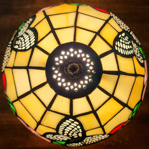 Homeroots 15" Dark Brown Metal Candlestick Table Lamp With Beige Shade   478178