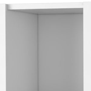 HomeRoots 59" White Wall-Mounted Accent Cabinet with Four Doors, Modern Storage Solution for Stylish Spaces 478212