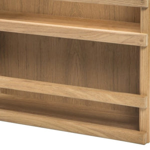 Homeroots Wall Mounted 13.13 " Wood Spice Rack  Wood 478231
