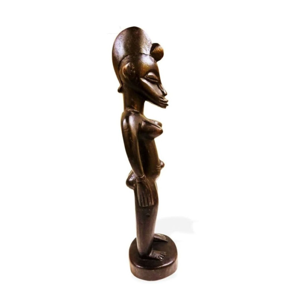 HomeRoots 6" Chic Brown Tabletop Figurine Sculpture - Handcrafted Accent for Modern & Classic Decor, Gift Idea 478245
